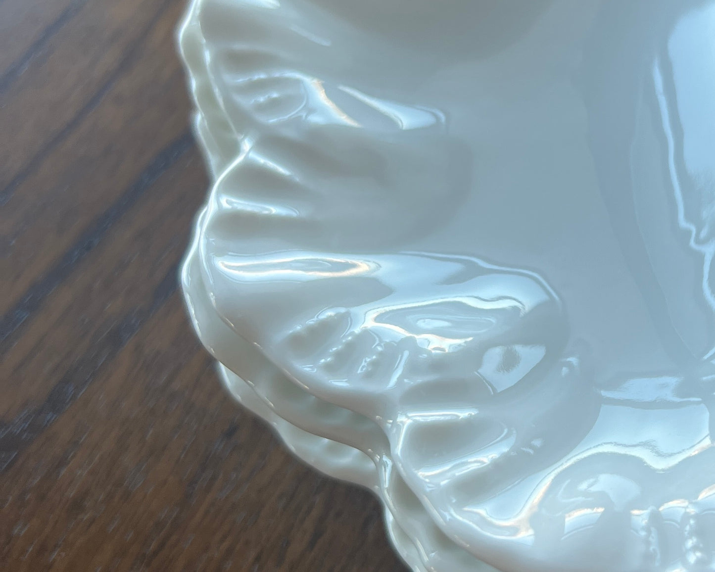 Eight Antique Limoges Bone Plates — A. Lanternier & Co., France