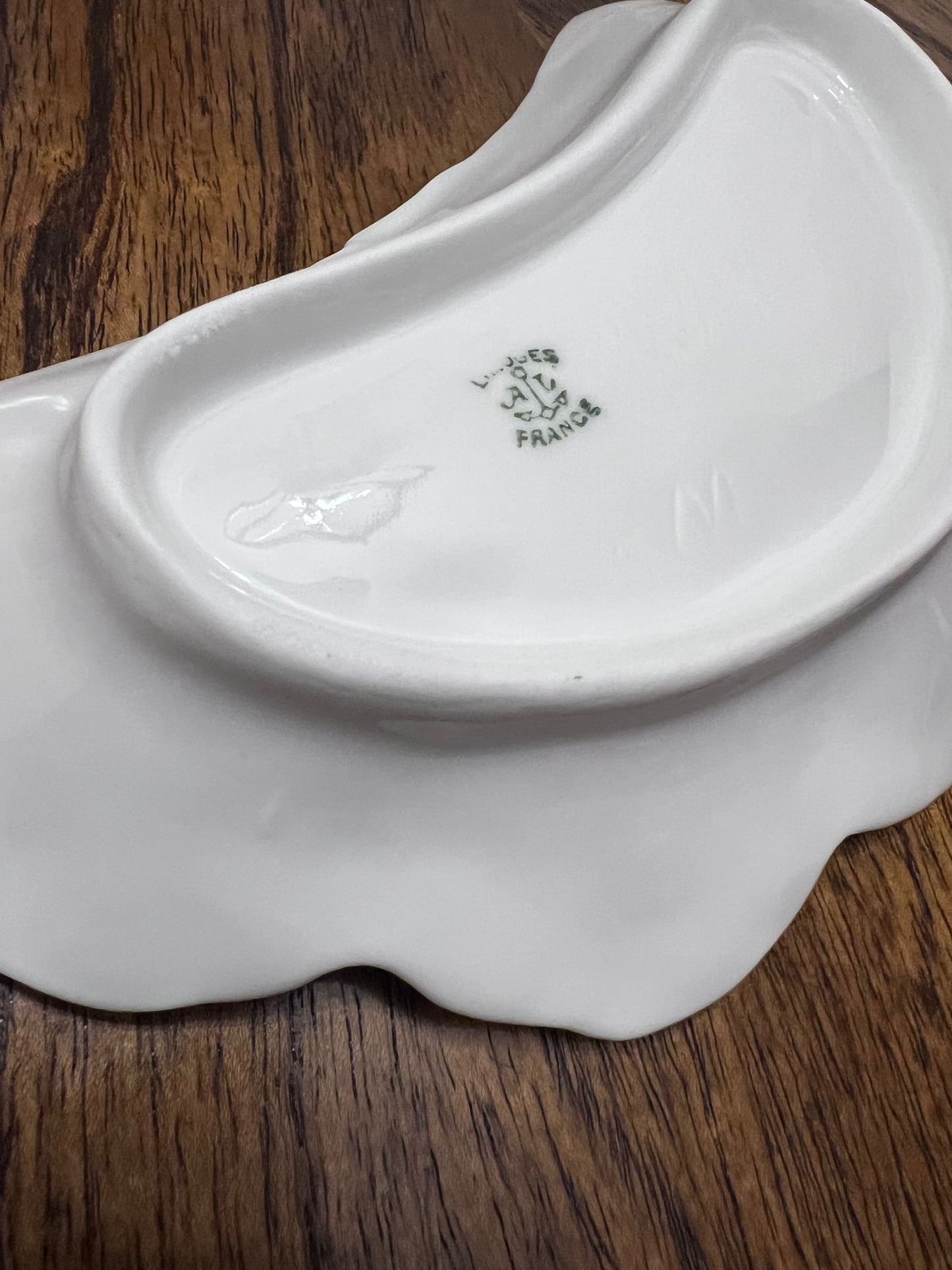 Eight Antique Limoges Bone Plates — A. Lanternier & Co., France